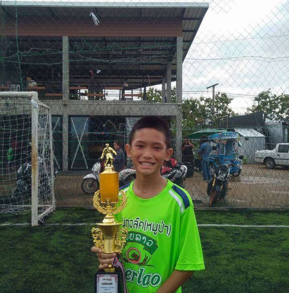 PHOTO: Monkol Boonbiam, 13, of Thai youth soccer team Wild Boars is pictured in this undated Facebook photo.