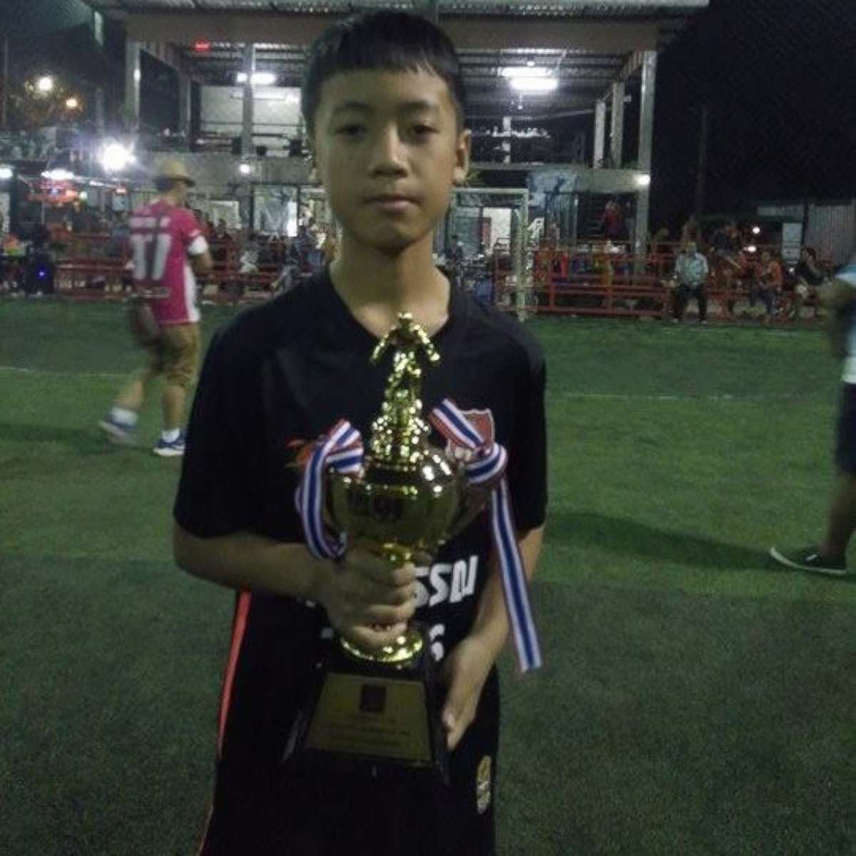 PHOTO: Songpong Jaiwong, 13, of Thai youth soccer team Wild Boars is pictured in this undated Facebook photo.