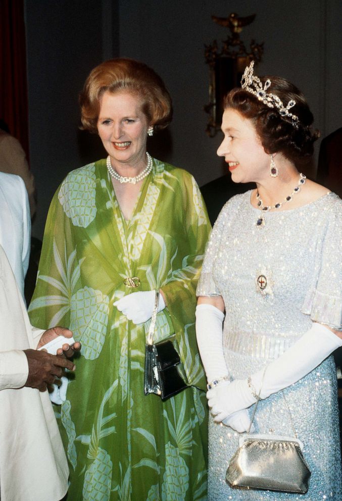 PHOTO: LUSAKA: Queen Elizabeth II and Margaret Thatcher visit Zambia for the Commonwealth conference in 1979 in Lusaka, Zambia.
