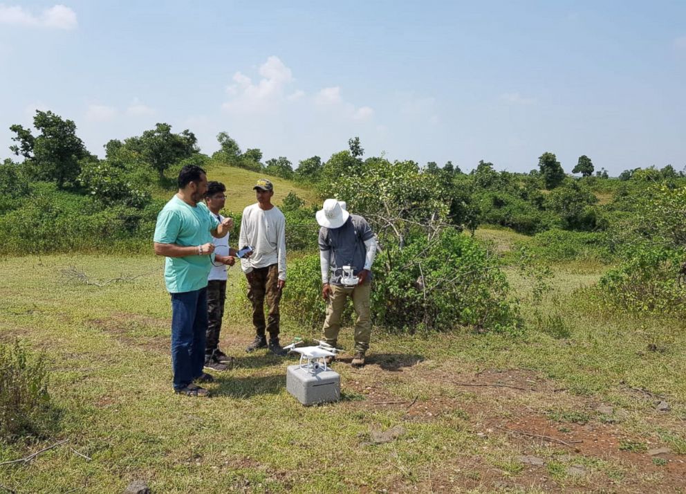 PHOTO: Officials have employed thermal imaging drones to try and find a tiger named "T1" that is believed to be responsible for the deaths of 13 people, in the Yavatmal area of India.