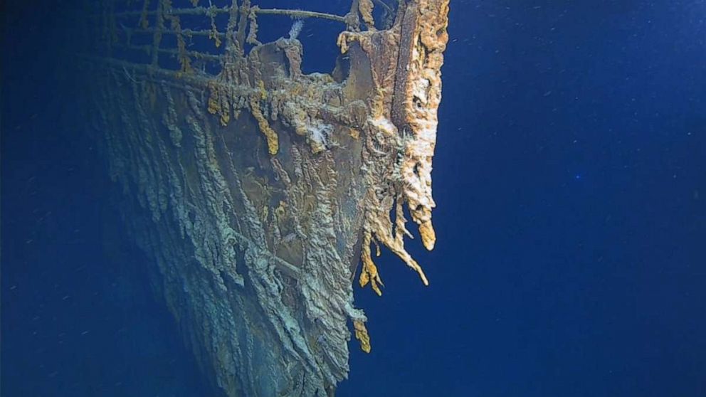 PHOTO: The RMS Titanic wreck rests at the bottom of the North Atlantic Ocean, 370 miles south of Newfoundland, Canada, August 2019.