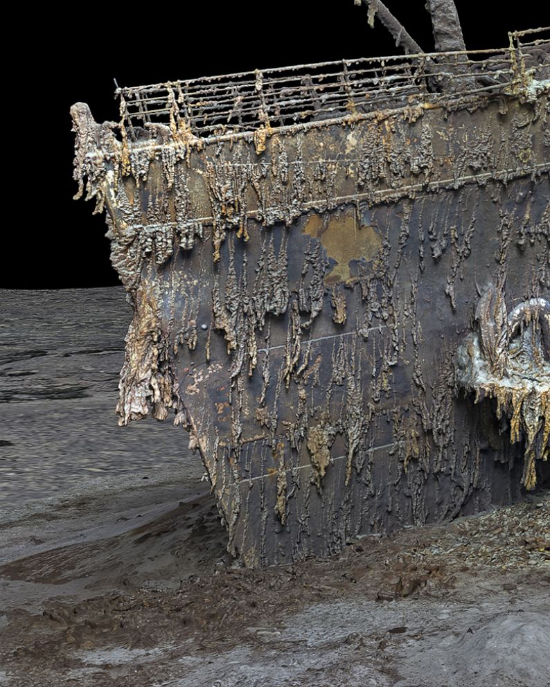 First full-size 3D scan of Titanic shows shipwreck in new light ...