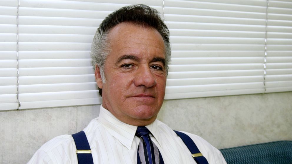 PHOTO: In this undated file photo, actor Tony Sirico, who plays mob soldier Paulie Walnuts on the TV series "The Sopranos," relaxes in his trailer between scenes being shot in Jersey City, N.J.