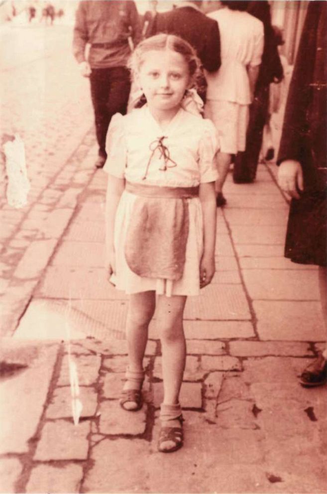 PHOTO: Tova Friedman was 5.5 years old when she arrived to Auschwitz with her mother. She remembered having her blonde hair cut off. 