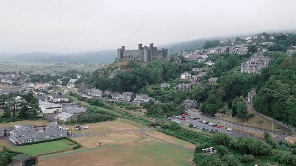 PHOTO: The town of Harlech in North Wales is now home to the world's steepest street.