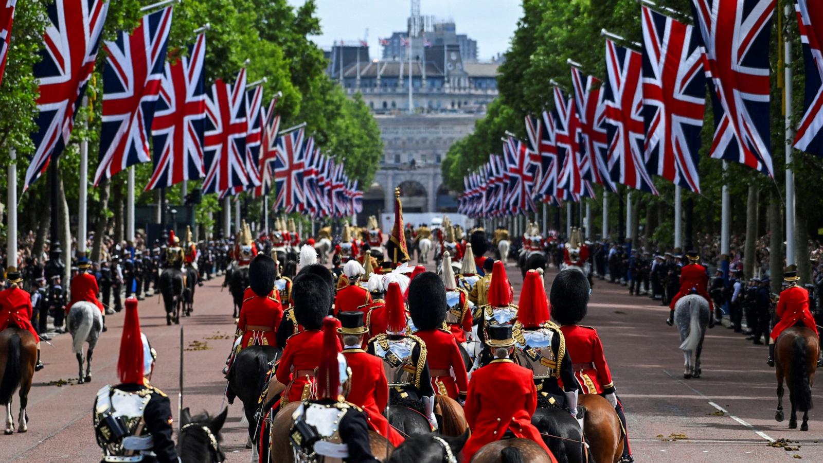 PHOTO: Trooping the Colour parade to honour Britain's King Charles on his official birthday in London