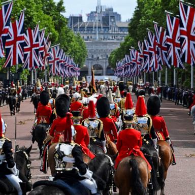 PHOTO: Trooping the Colour parade to honour Britain's King Charles on his official birthday in London