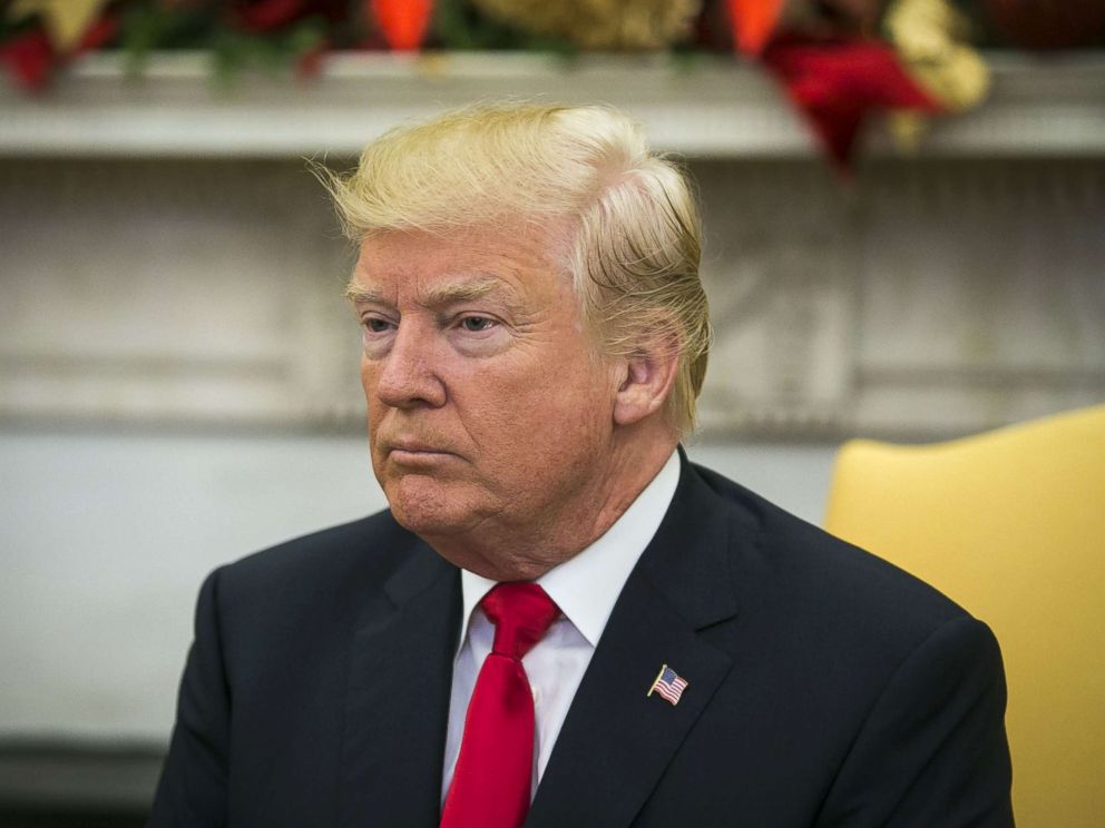 PHOTO: President Donald Trump meets with Salman bin Hamad Al-Khalifa, Crown Prince of Bahrain, Nov. 30, 2017 in the Oval Office at the White House.