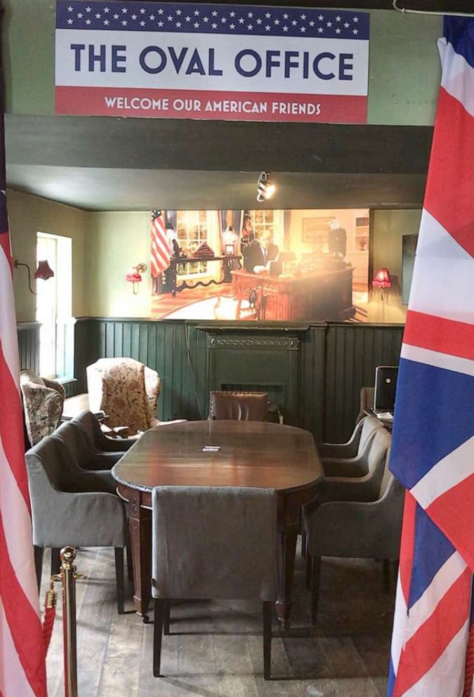 PHOTO: The Trump Arms is full of memorabilia dedicated to the Commander-in-Chief.