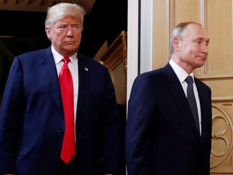 Trump And Putin Meet, Shake Hands In High Stakes Summit In Helsinki ...