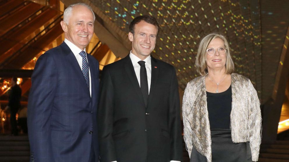 Australian first lady Lucy Turnbull ‘flattered’ after French President ...