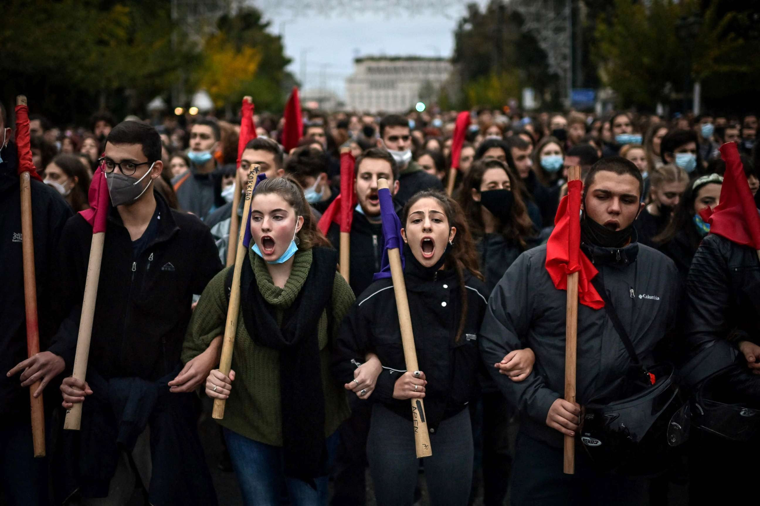 Сегодня 17 ноября. Протесты в Греции. Протесты в Азербайджане. Забастовка в Греции.