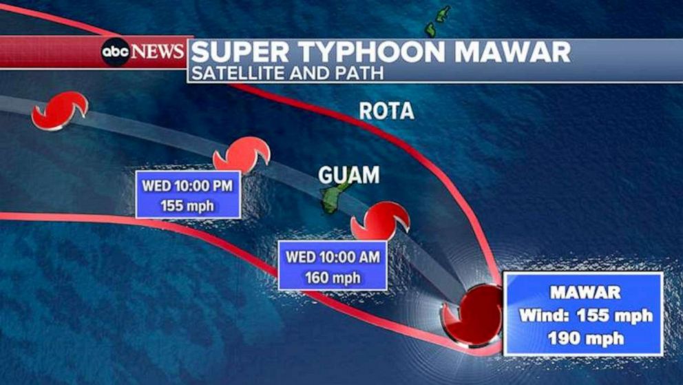 Super Typhoon Mawar set to hit Guam as potentially 'catastrophic' storm