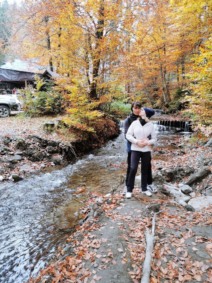 PHOTO: Alina and Andriy Smolensky are seen in an undated handout photo.