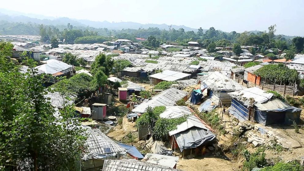 PHOTO: The Unchiprang refugee camp in Cox's Bazar, Bangladesh, seen in Nov. 2018, houses thousands of Rohingya refugees.