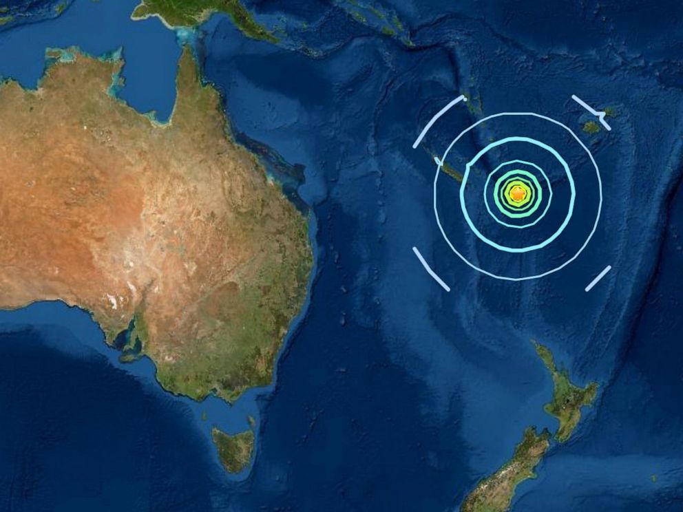 7 7 Earthquake Hits South Pacific Ocean No Tsunami Threat To Hawaii Abc News