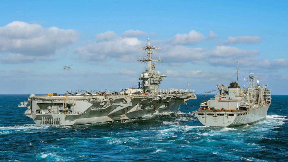 U.S. sending aircraft carrier and bombers to Middle East in response to clear indications Iran planned an attack on U.S. forces in the region.