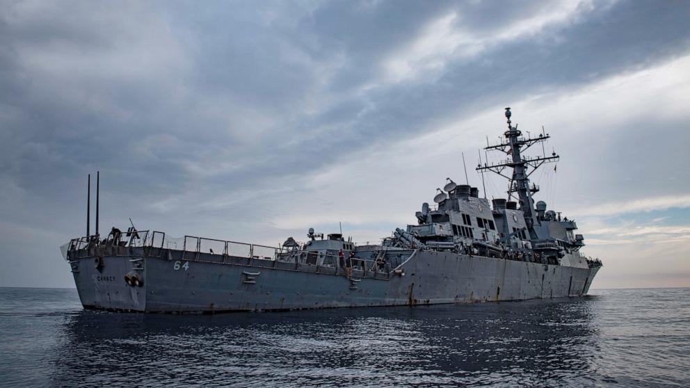 USS Carney Shoots Down Drones, Thwarts Attacks on Commercial Ships in Red Sea