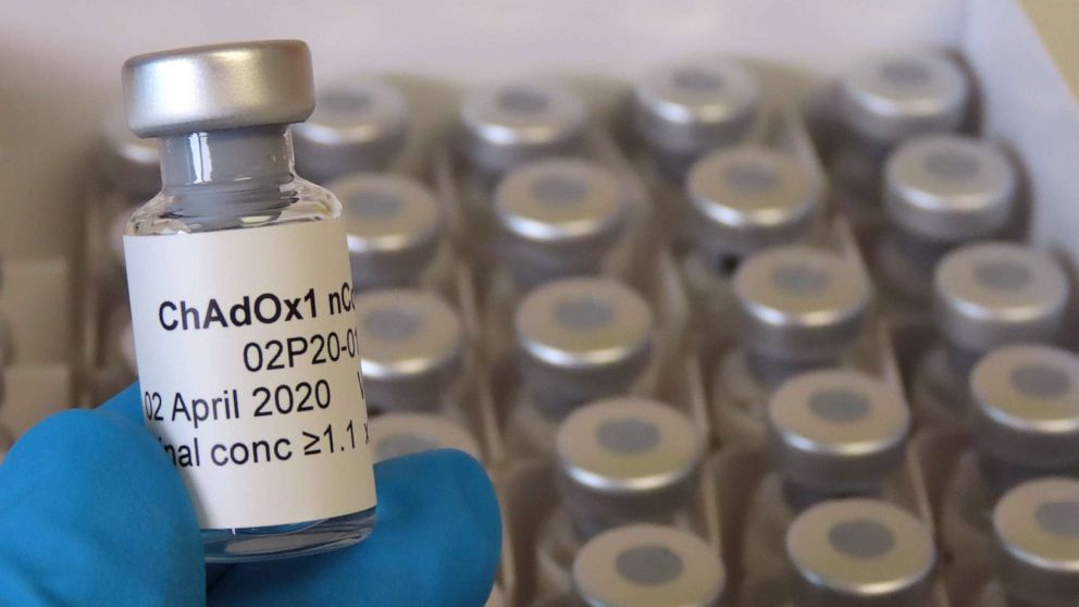 PHOTO: The first box of the vaccine candidate to be used in Phase I / II trial, at the Clinical Biomanufacturing Facility (CBF) in Oxford, Britain, April 2, 2020.