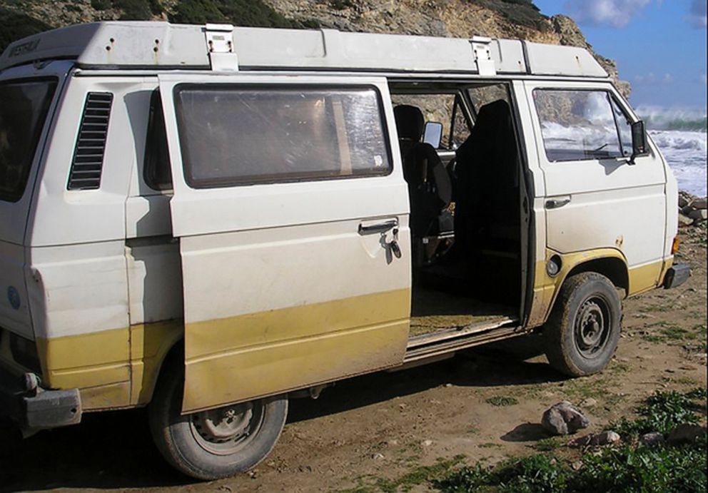 PHOTO: This photo provided by the German Federal Police, Bundeskriminalamt, BKA, on June 3, 2020, shows a camper van vehicle.