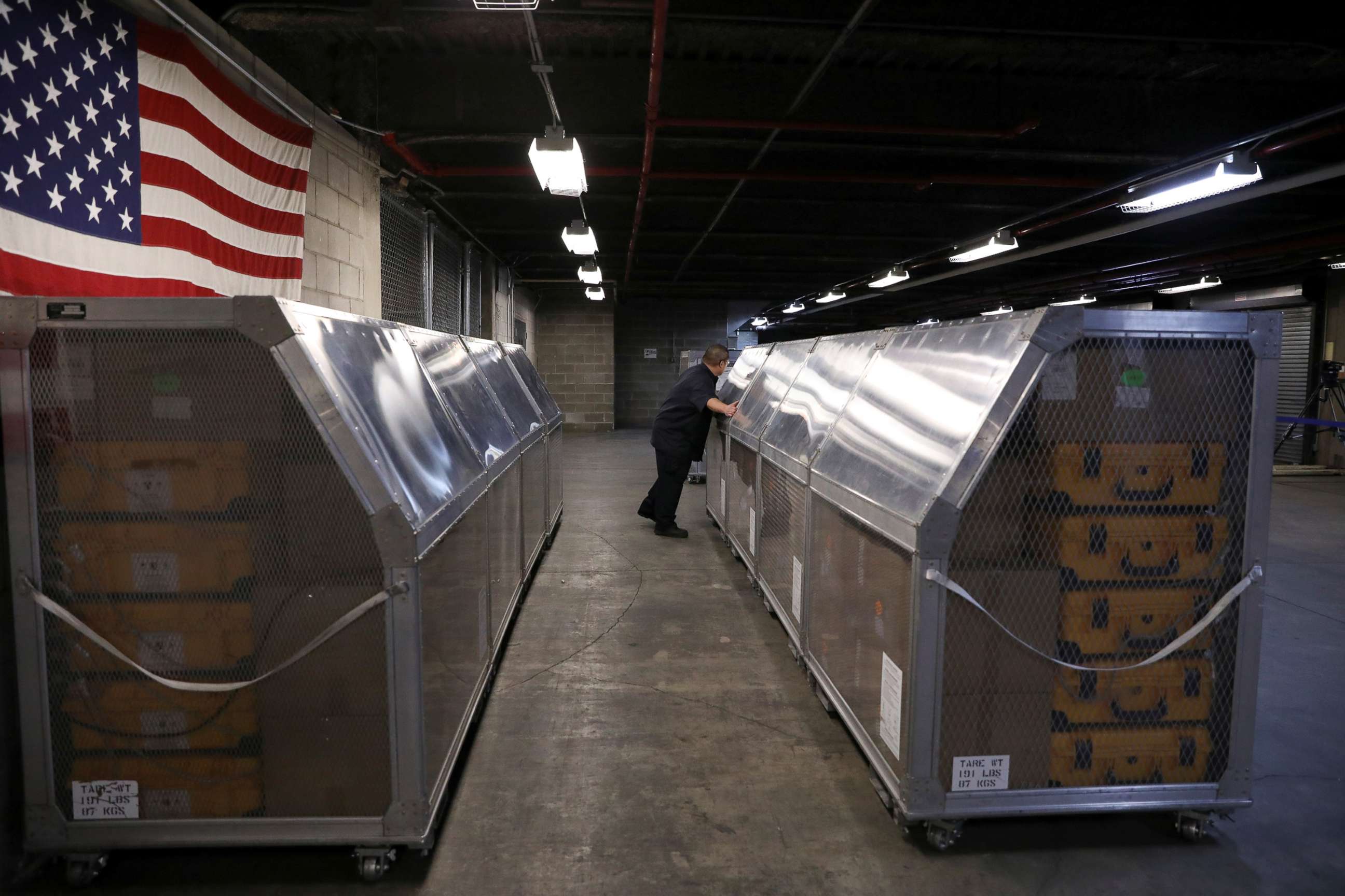PHOTO: Ventilators at the New York City Emergency Management Warehouse are shipped out for distribution due to concerns over the rapid spread of coronavirus disease (COVID-19) in the Brooklyn borough of New York City, March 24, 2020.