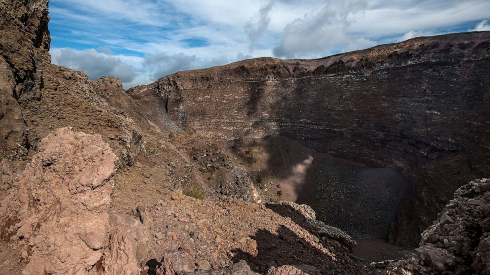 PHOTO: The Vesuvius volcano is located in the Vesuvius National Park in Naples, Italy, March 2, 2019.