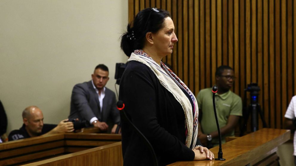 PHOTO: Vicki Momberg stands during sentencing at the Randburg Magistrates Court, March 28, 2018 in Randburg, South Africa.
