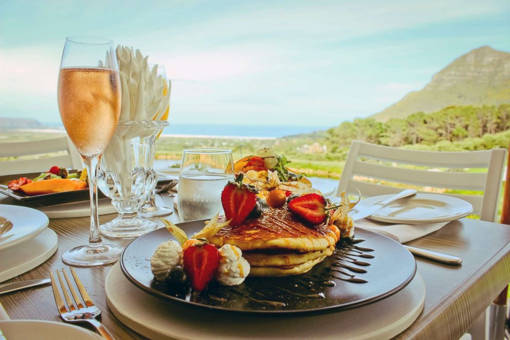 PHOTO: Cape Point Vineyards no longer uses table linens in their restaurants as one of the many ways the vineyard is making extensive efforts to save on the farm.