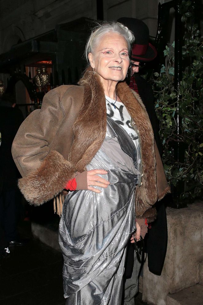 PHOTO: Dame Vivienne Westwood attends an event in London, on Jan. 27, 2020.