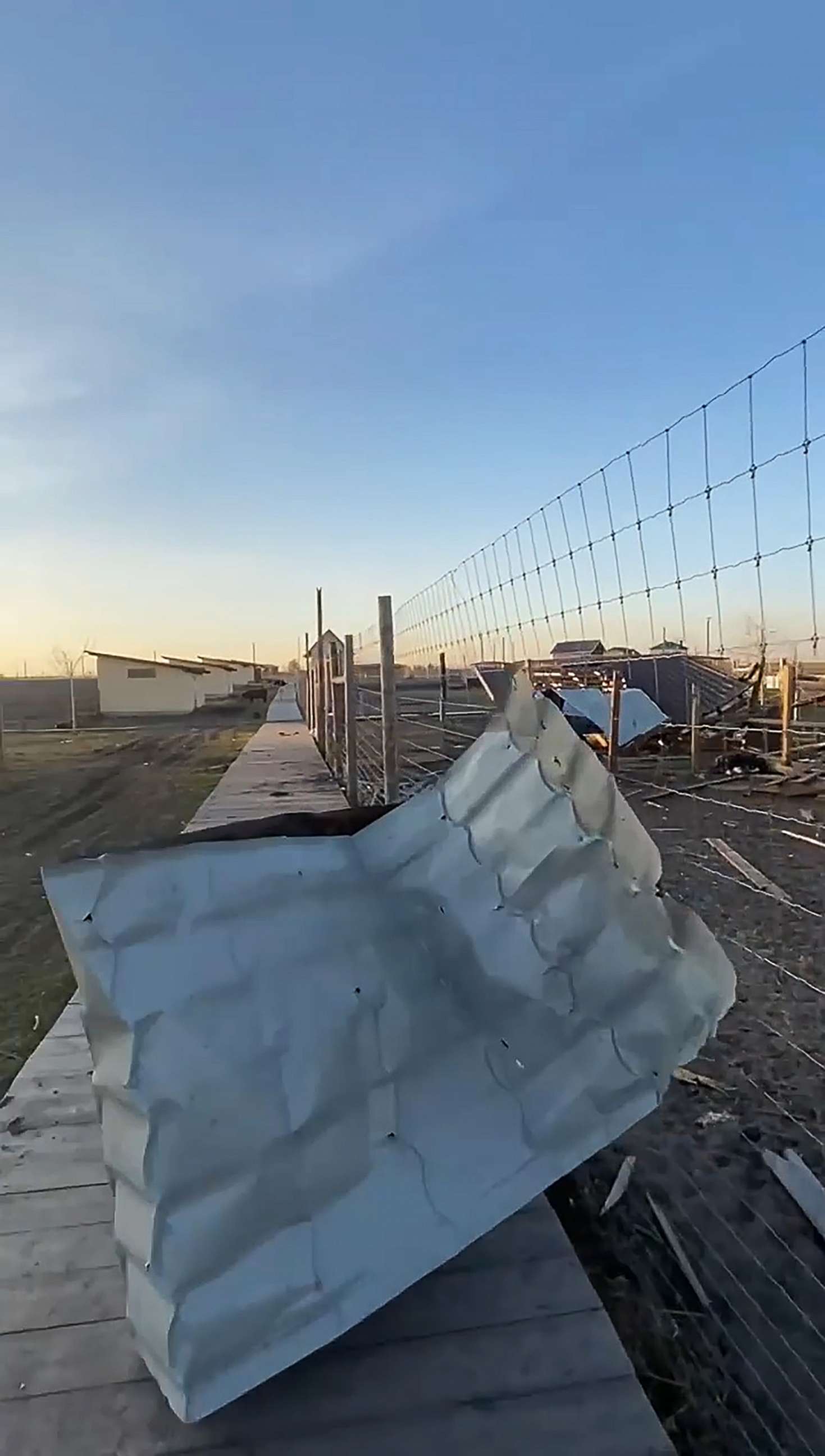 PHOTO: Damage from the war at the Yasnohorodka family ecopark, about 30 miles outside of Kyiv, Ukraine. The animals were abandoned when fighting forced their caretakers to flee.