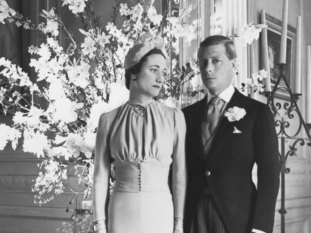 PHOTO: The Duke and Duchess of Windsor at the Chateau de Cande pose for a portrait after their wedding, Monts, France, June 3, 1937.