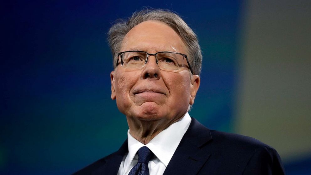 PHOTO: NRA executive vice president and CEO Wayne LaPierre attends the National Rifle Association annual convention in Indianapolis, April 26, 2019.