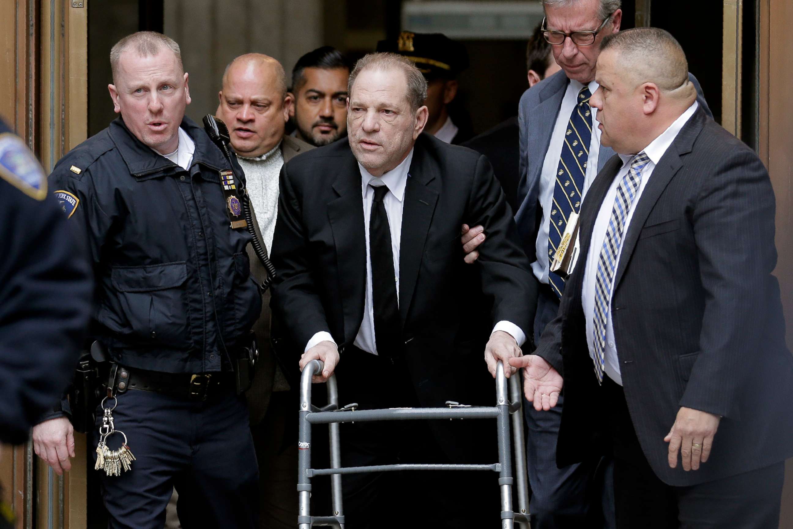 PHOTO: Harvey Weinstein leaves State Supreme Court in New York, Jan. 6, 2020.