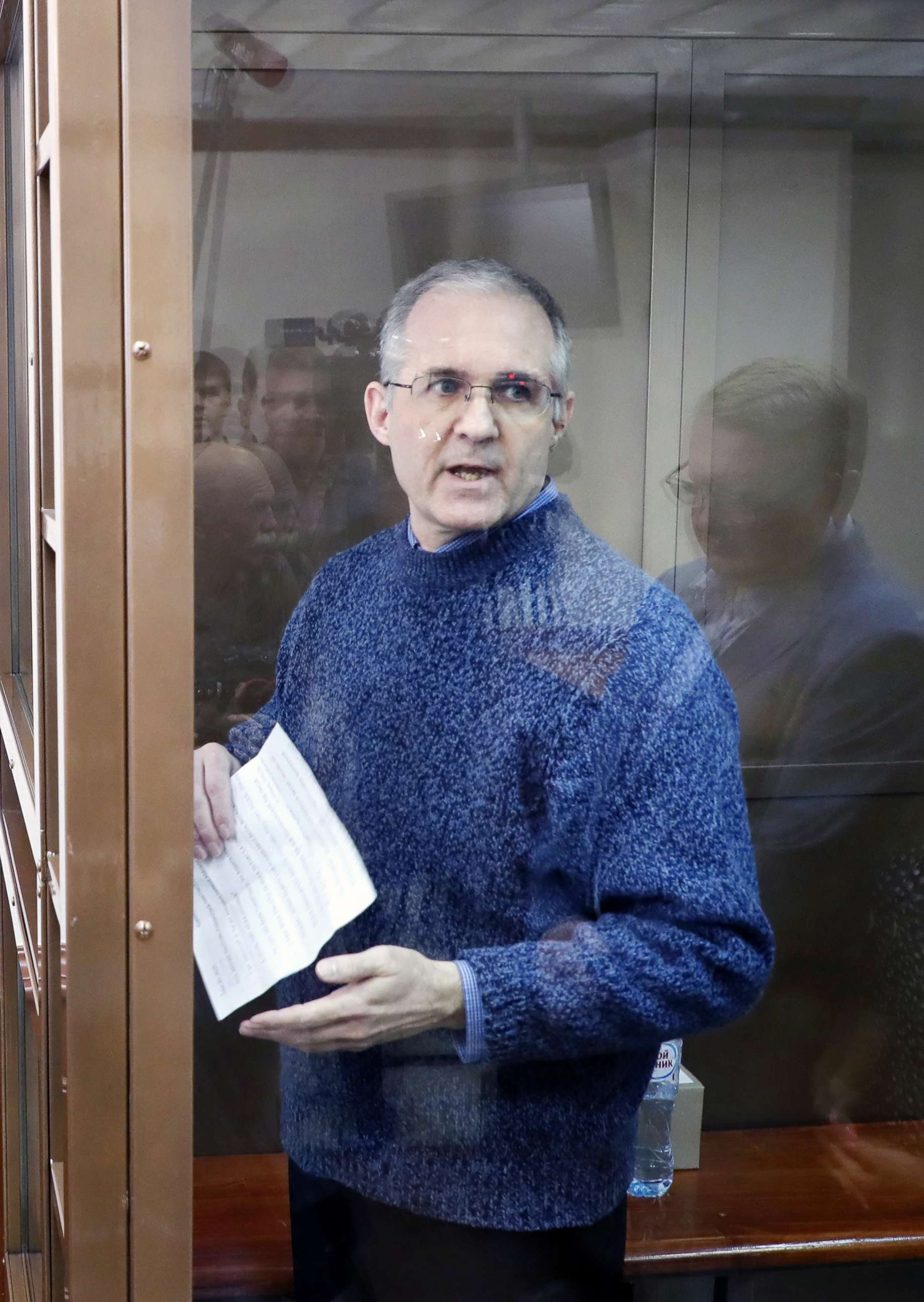 PHOTO:U.S. citizen Paul Whelan on trial in Moscow, June 20, 2019.
