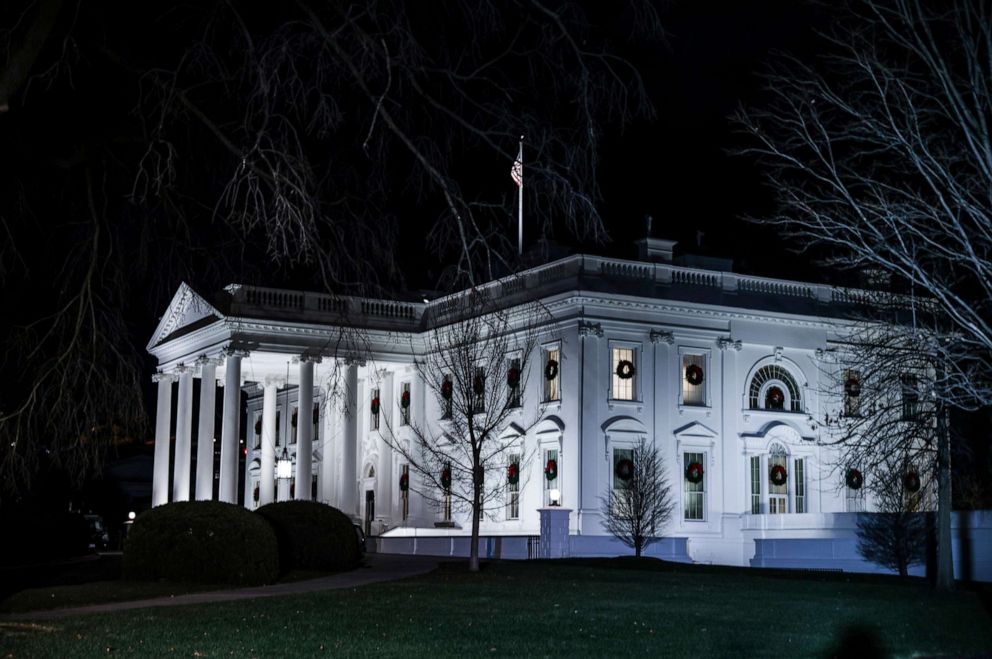 PHOTO: A general view of the White House on Dec. 22, 2020, in Washington, DC.
