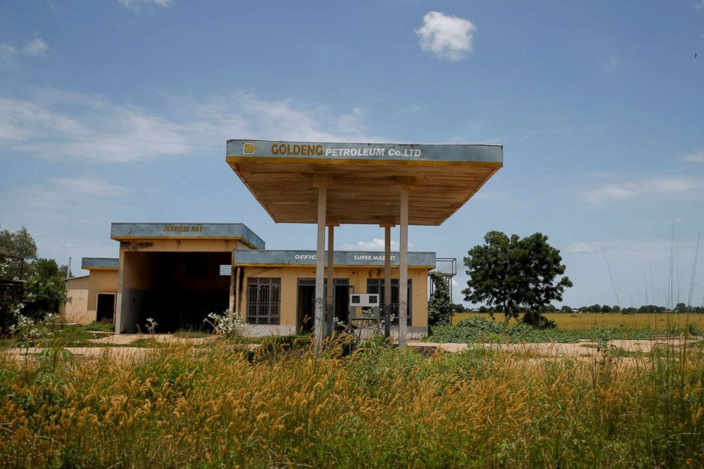 PHOTO: An abandoned gas station is seen in the town of Malakal, in the Upper Nile state of South Sudan, Sept. 9, 2018.