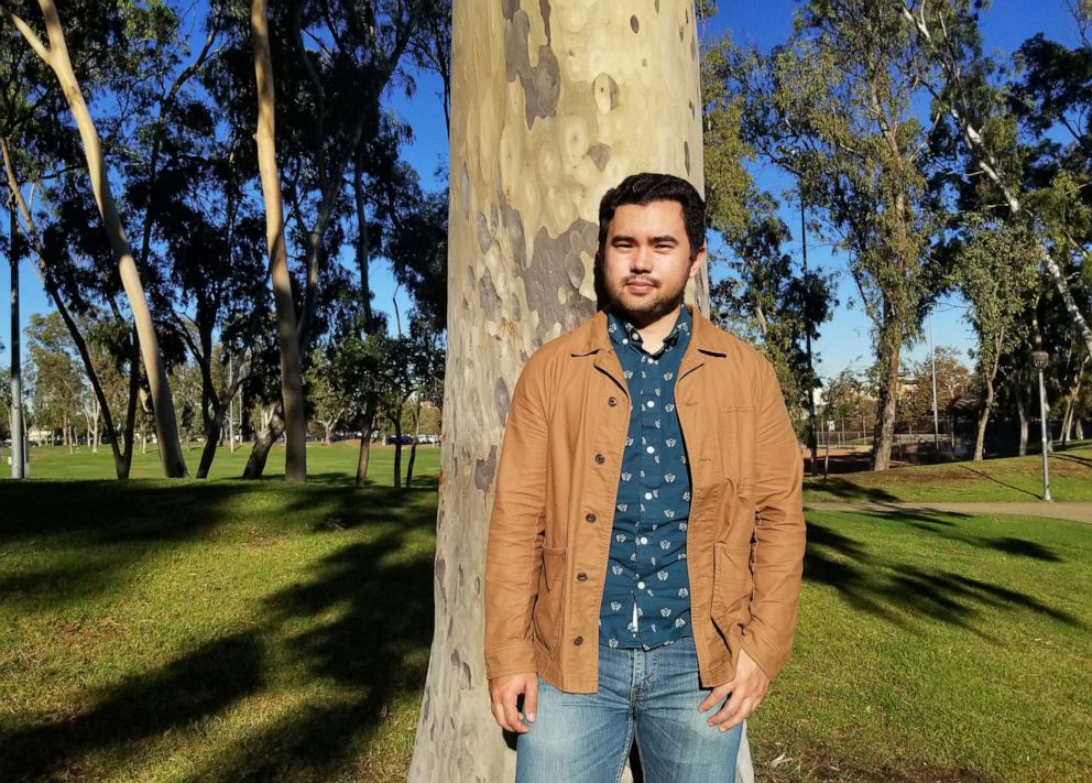 PHOTO: Climate activist William Morris poses for a portrat in Wilson Park in Torrance, Calif., Oct. 28, 2021.