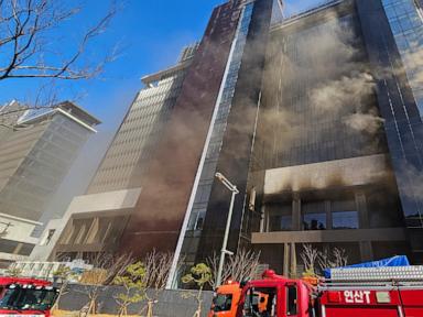 Construction site catches fire in South Korea, leaving at least 6 dead