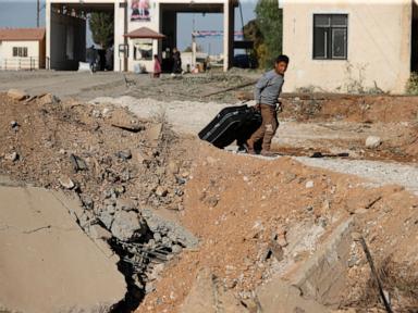 Destruction of Lebanon-Syria border crossings in Israeli airstrikes creates difficulties