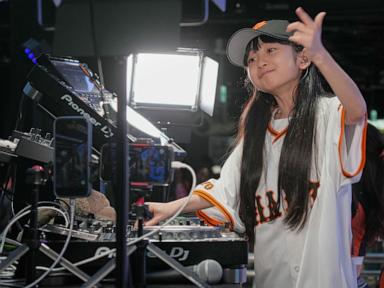 Japan's DJ Rinoka bobs to the beat as a child prodigy techno artist