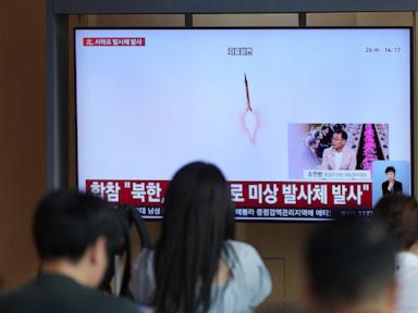 North Korea launches ballistic missiles over the sea in latest show of force
