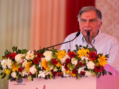 Ratan Tata, former chairman of Indian conglomerate Tata Sons, dies at age 86 in a Mumbai hospital