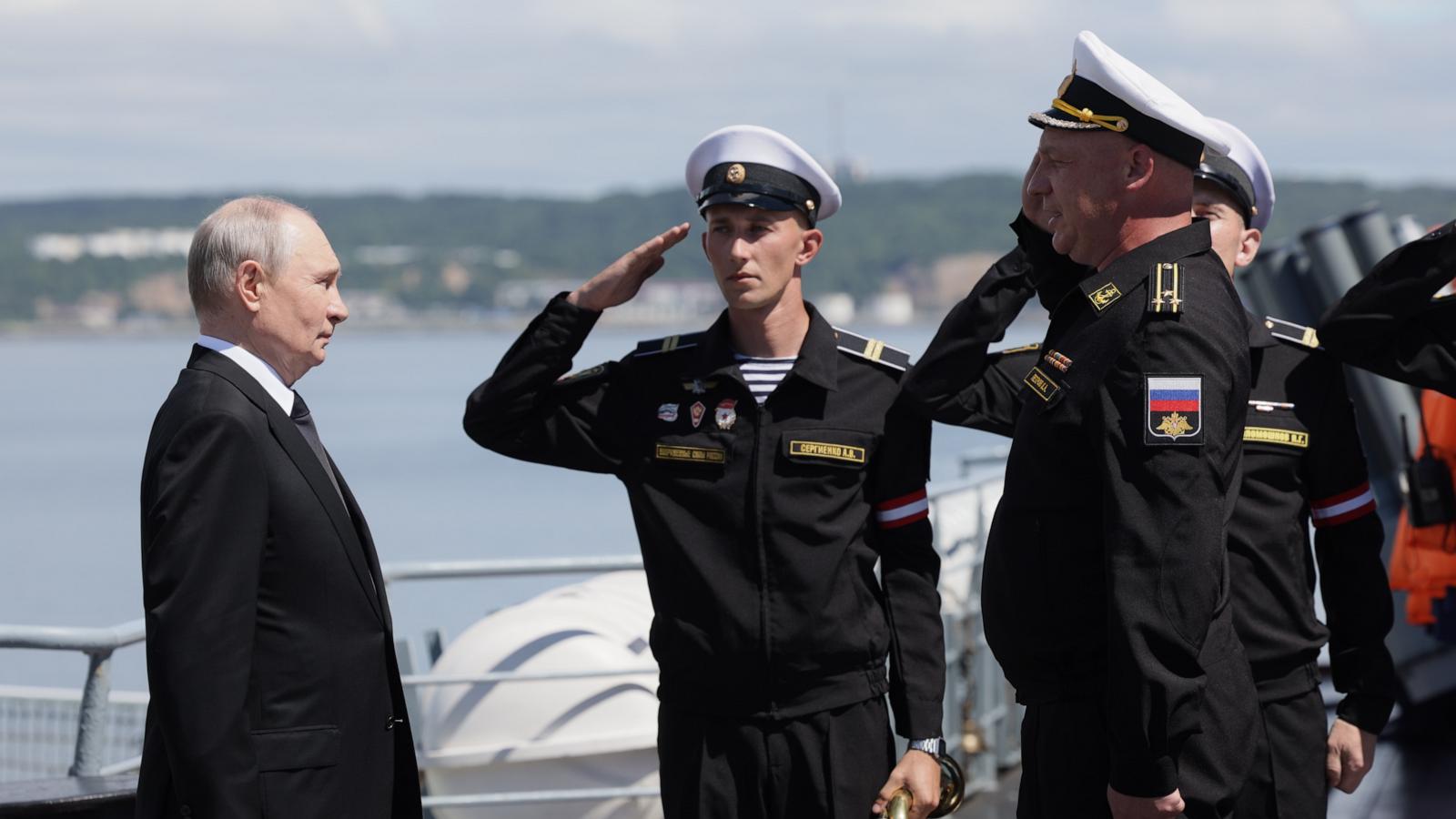 Pres. Putin threatens retaliation for Western seizures of Russian commercial vessels