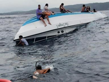 Australian tourist killed, 2 injured as snorkeling boat capsizes off Bali