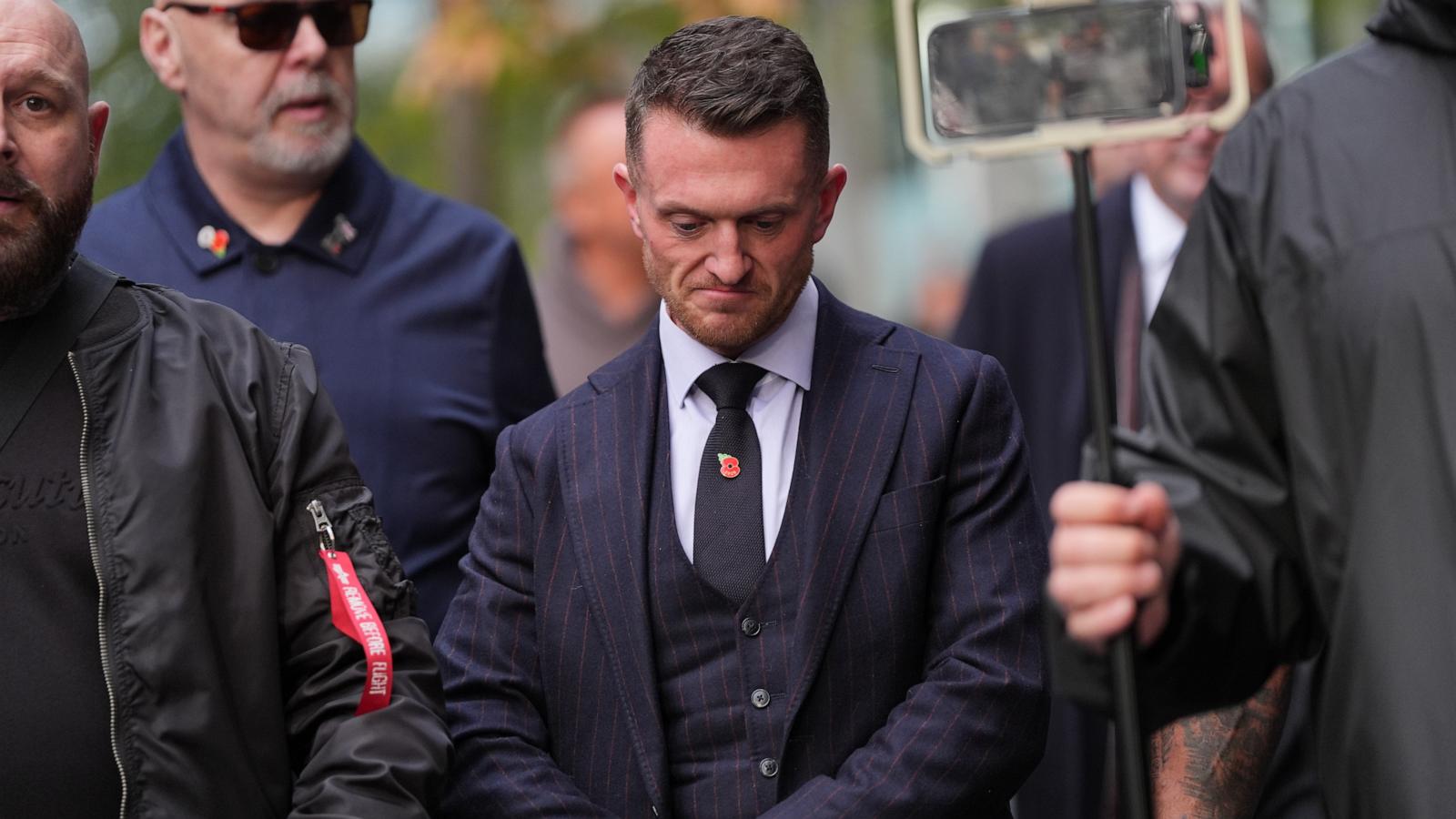Yaxley-Lennon, better known as Tommy Robinson, found guilty of harassing British journalists