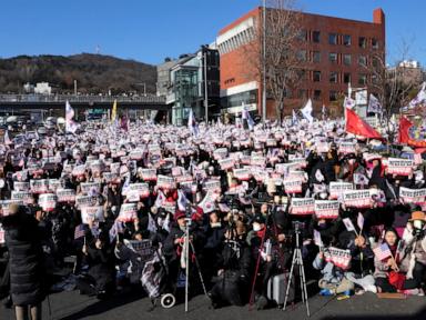 Impeached South Korean president issues defiant message