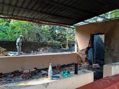 An explosion of fireworks injures more than 150 people at a temple in India