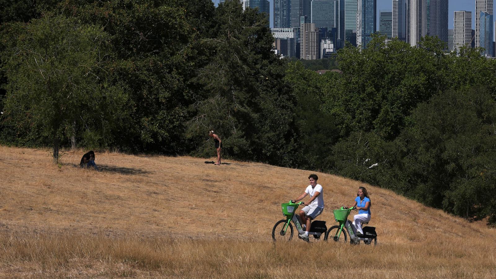A series of heatwaves leads Britain to record its hottest summer