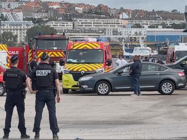 A boat with dozens of migrants rips apart in the English Channel off France, killing 12