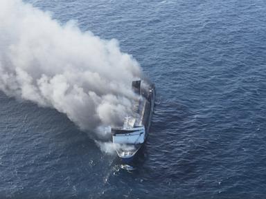 Number of people missing unknown after ferry fire that killed 5, rescuers say